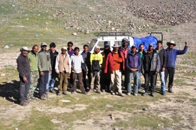 Entire Team including Expedition Team and Trekking Team and Support Team