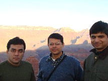 Manish, Jaideep, Siddharth from Left to right