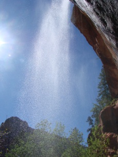 Zion National Park waterfall