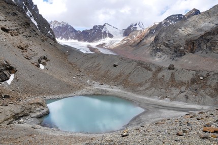 Lake on the way at 5100m