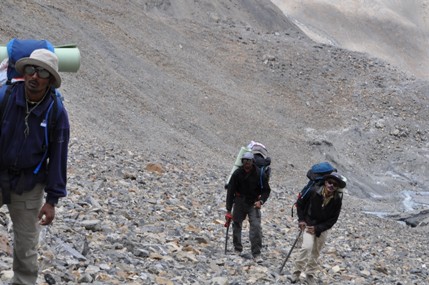 Move to Camp1 - Amit, Suhas, Kaivalya