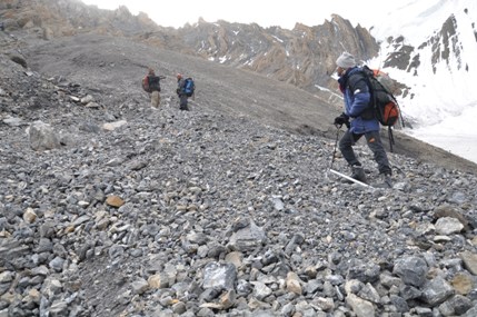 Summit attempt - Rajan on right