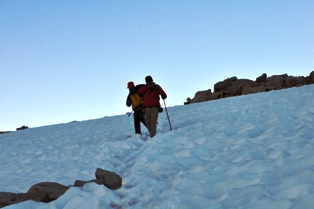 Descending Bishop Pass